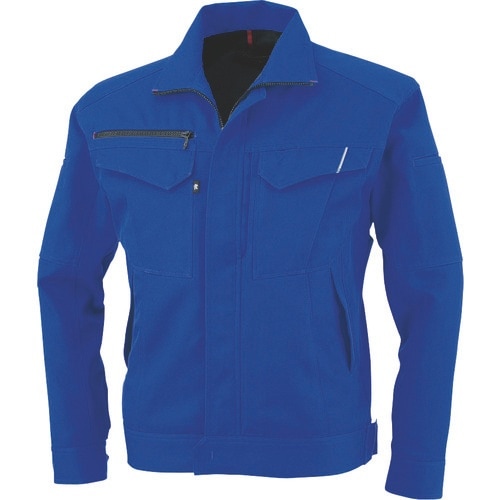 コーコス 長袖ブルゾン ブルー LLサイズ