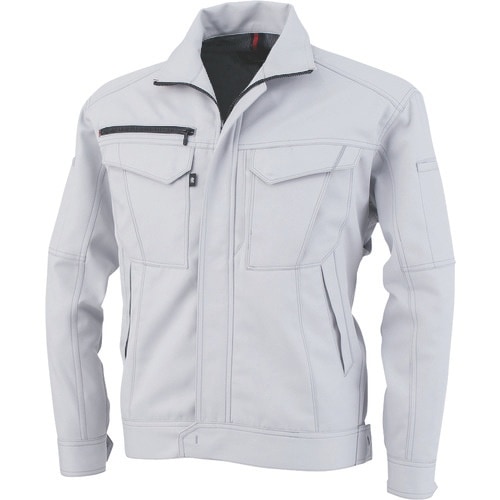 コーコス 長袖ブルゾン シルバー 5Lサイズ