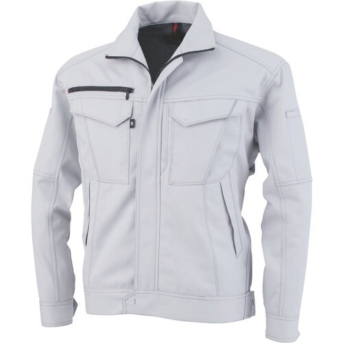 コーコス 長袖ブルゾン シルバー Mサイズ