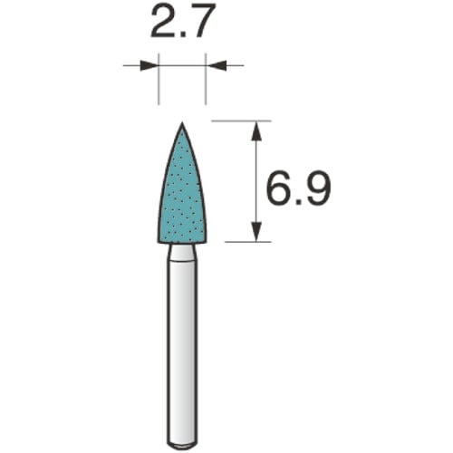 アルゴファイル GC/1.6軸砥石(軸付砥石ミニ