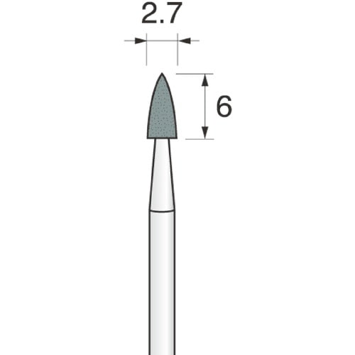 アルゴファイル GC砥石(軸付砥石グリーンカーボラ