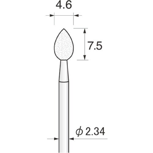 アルゴファイル WA砥石(軸付砥石ホワイトアランダ