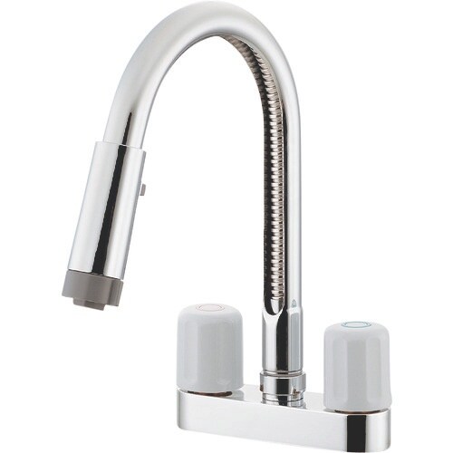 KAKUDAI 2ハンドル混合栓(シャワーつき)