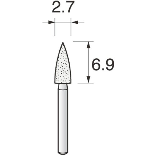 アルゴファイル WA/1.6軸砥石(軸付砥石ミニ