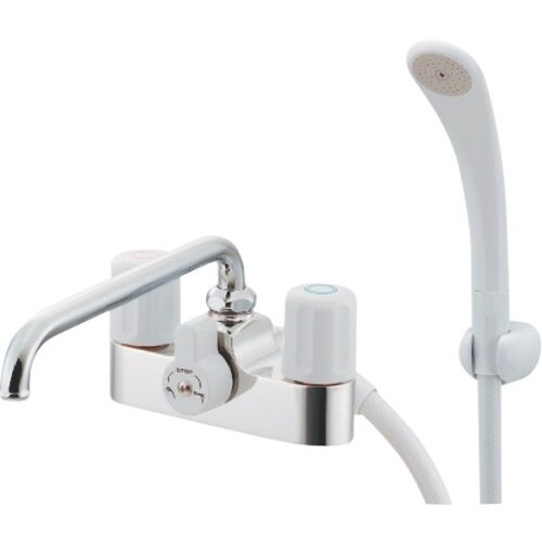 KAKUDAI 2ハンドルシャワー混合栓(一時止水