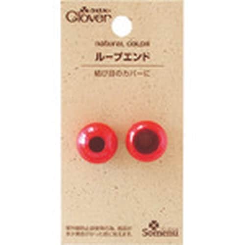 CLOVER ナチュラルカラーループエンド レッド