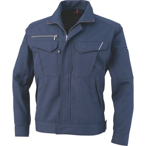 コーコス 長袖ブルゾン ネイビー 6Lサイズ