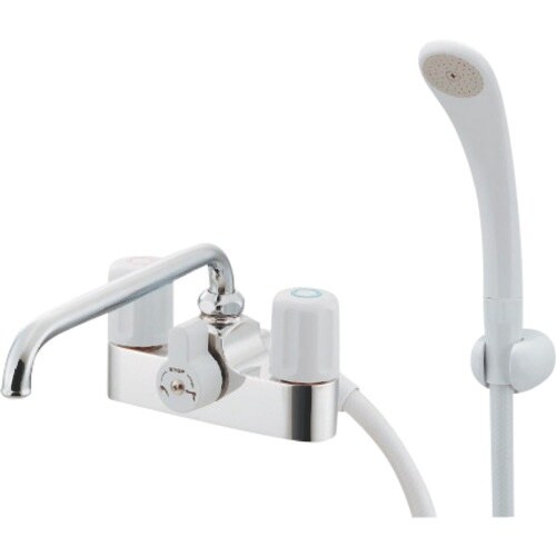 KAKUDAI 2ハンドルシャワー混合栓(一時止水