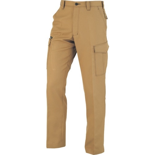 コーコス ノータックカーゴパンツ キャメル 66サ