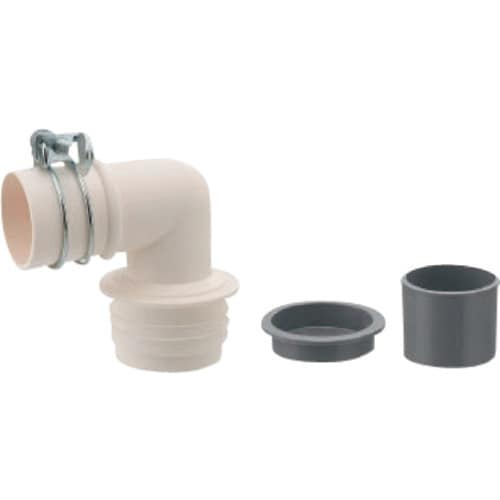 KAKUDAI 洗濯機排水トラップ用エルボ(VP)