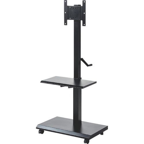 SANWA 壁寄せ手動上下昇降液晶ディスプレイスタ