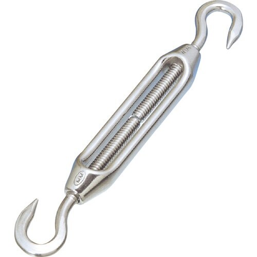 水本 ステンレス 枠式ターンバックル(フック&フッ