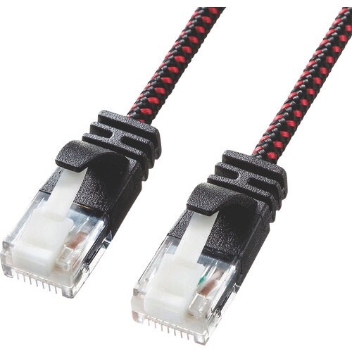 SANWA つめ折れ防止カテゴリ6A細径メッシュL