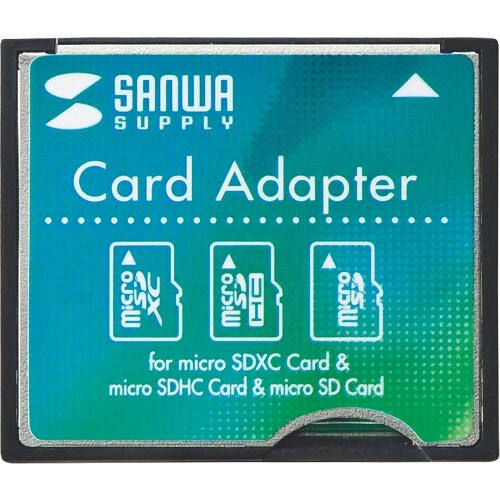 SANWA microSD用CF変換アダプタ