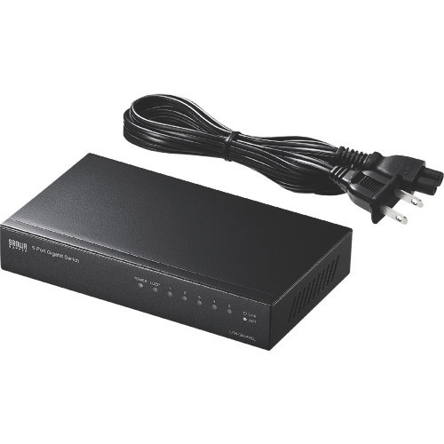 SANWA Giga対応スイッチングハブ(5ポート
