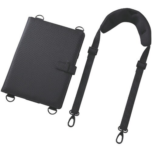 SANWA ショルダーベルト付き10.1型タブレッ