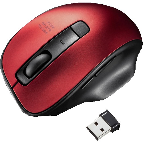 SANWA ワイヤレスブルーLEDマウス