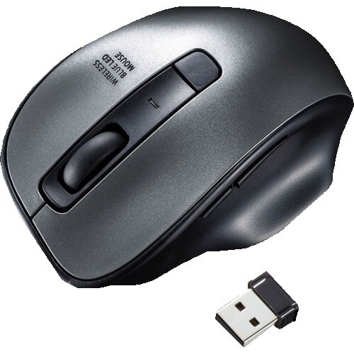 SANWA ワイヤレスブルーLEDマウス