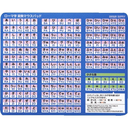 SANWA ローマ字変換マウスパッド