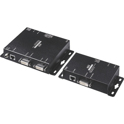 SANWA PoE対応DVIエクステンダー(セット
