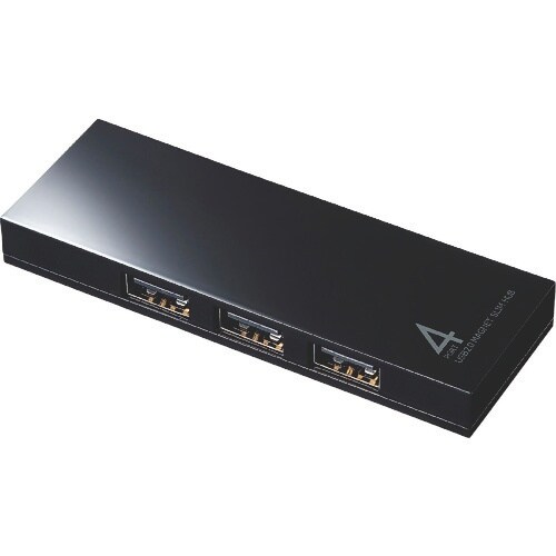 SANWA 磁石付きスリム4ポートUSB2.0ハブ