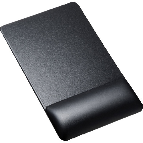 SANWA リストレスト付きマウスパッド(レザー調