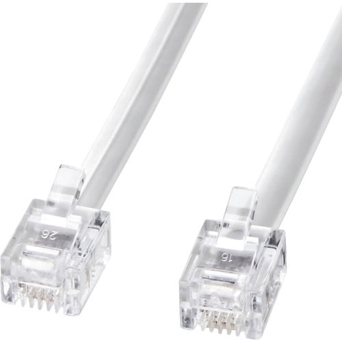 SANWA モジュラーケーブル(白)