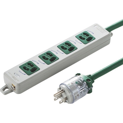SANWA 医用接地プラグ付き電源タップ