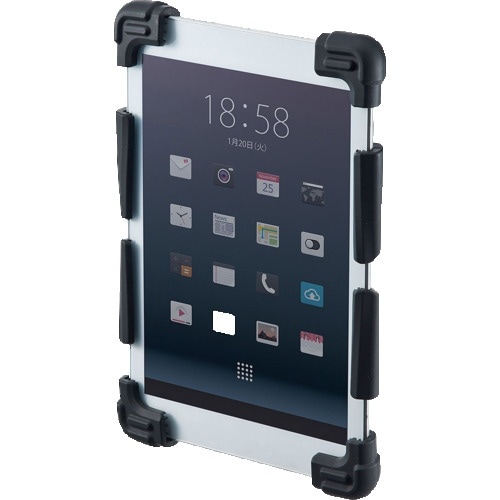 SANWA 耐衝撃シリコンケース(7ー8インチ)