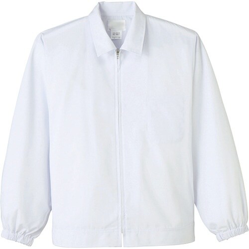 サンペックス ジャンバー 長袖 白 抗菌