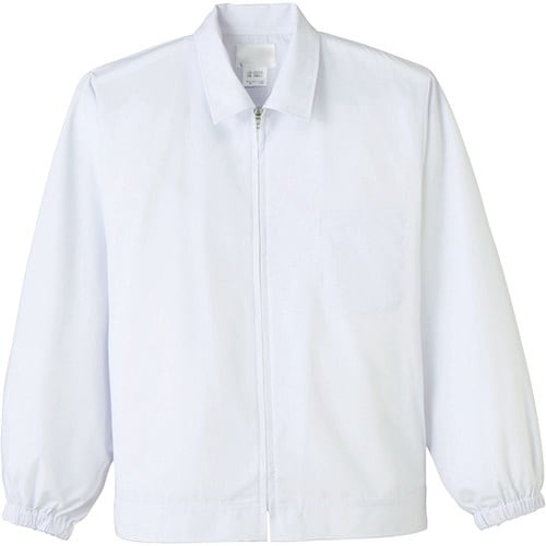 サンペックス ジャンバー 長袖 白 抗菌