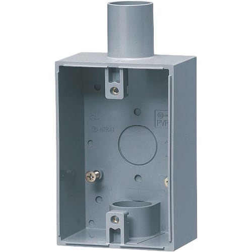 未来 露出スイッチボックス(防水コンセント用)