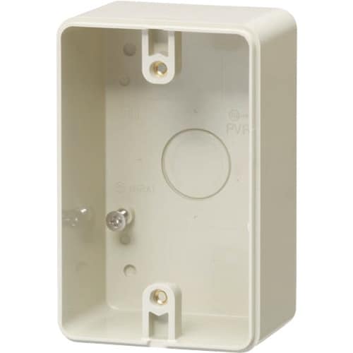 未来 露出スイッチボックス(防水コンセント用・片側