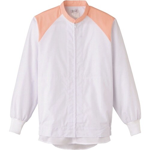 サンペックス 長袖ジャンバー 白Xピンク