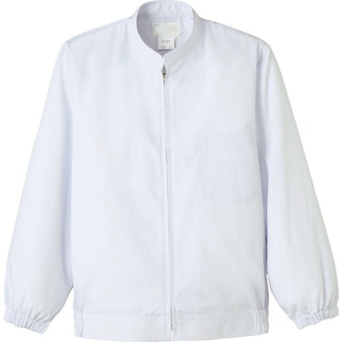 サンペックス 立衿ジャンバー 長袖 白 抗菌