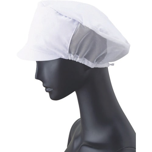 サンペックス 横メッシュ帽子 ホワイト