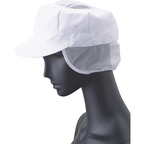 サンペックス 八角帽子メッシュ付 ホワイト