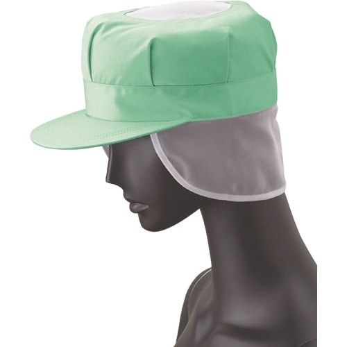 サンペックス 八角帽子 メッシュケープ付き 衛生帽