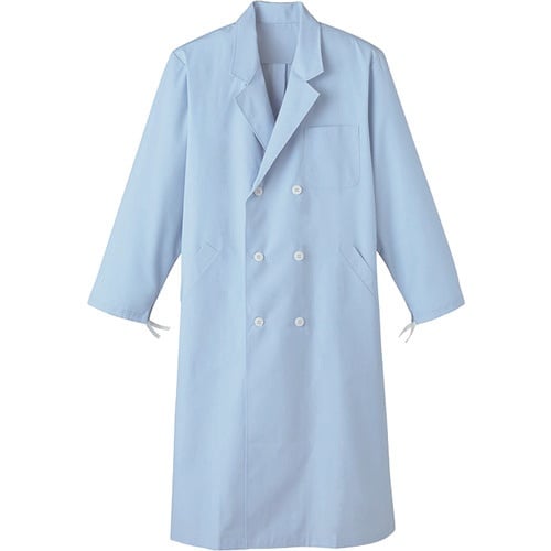 サンペックス 男子W診察衣 サックス