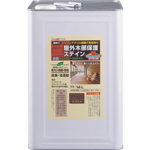 アトムペイント 水性ウッドエバープロテクト 14L