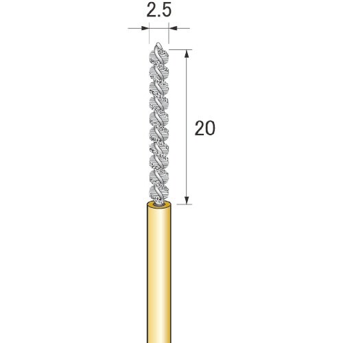 アルゴファイル 研磨砥粒スパイラルブラシ
