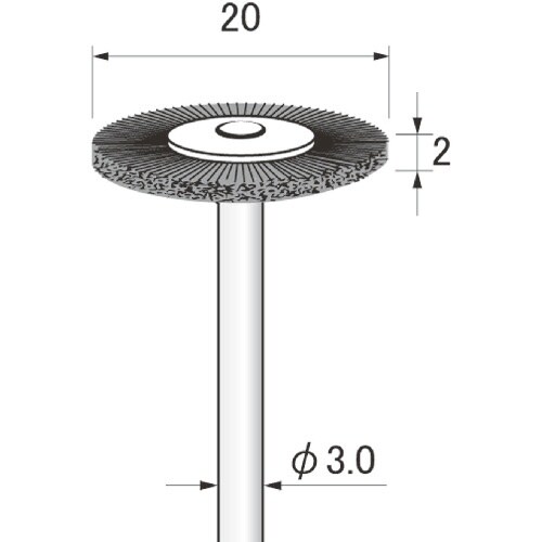 アルゴファイル 研磨砥粒ブラシ