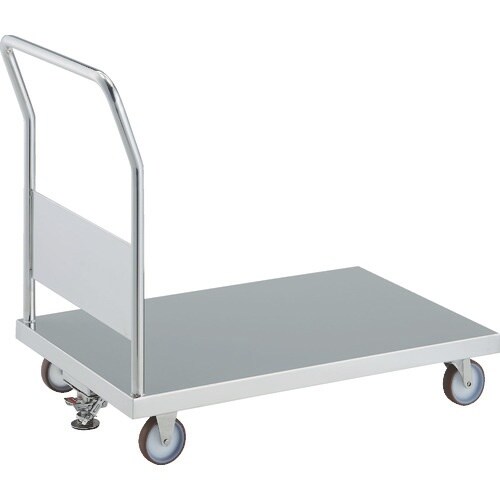 TRUSCO オールステンレス製運搬車 抗菌ステン