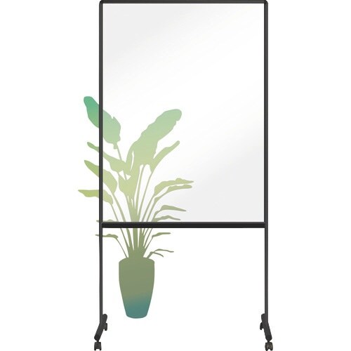 馬印 透明ボードカラー枠 枠色:ブラック