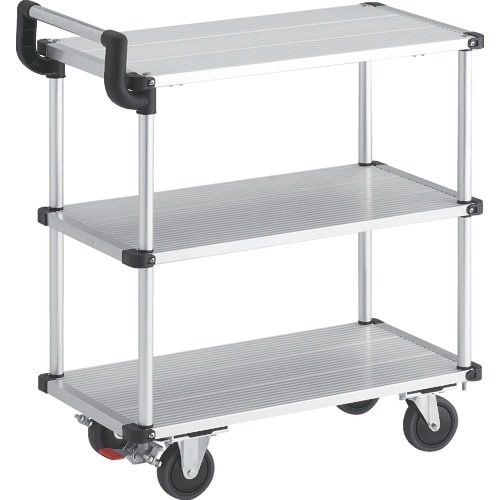 TRUSCO アルミ台車 アルパカート 省音 3段