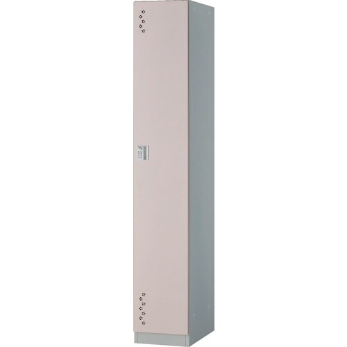 TRUSCO 女性用1人用ロッカー ペールピンク