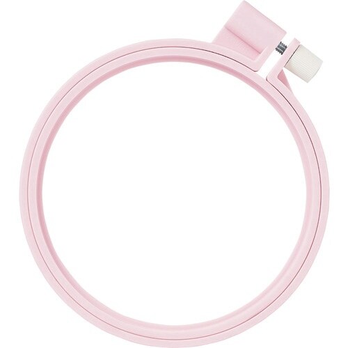 CLOVER カラフル刺しゅう枠10cm ピンク