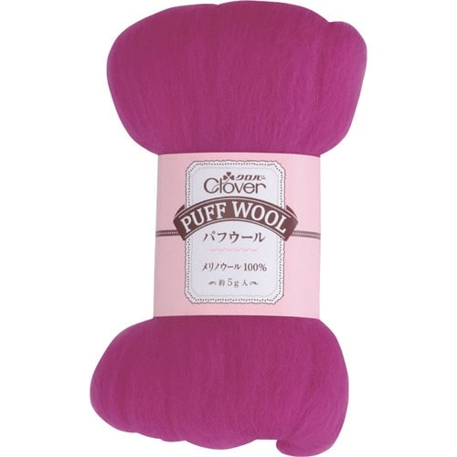 CLOVER パフウール フューシャピンク