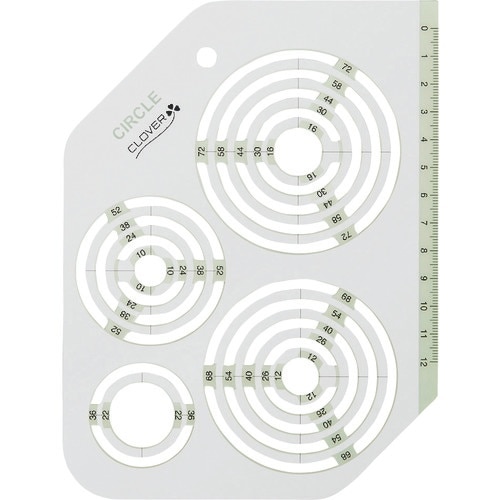 CLOVER ピーステンプレート円形
