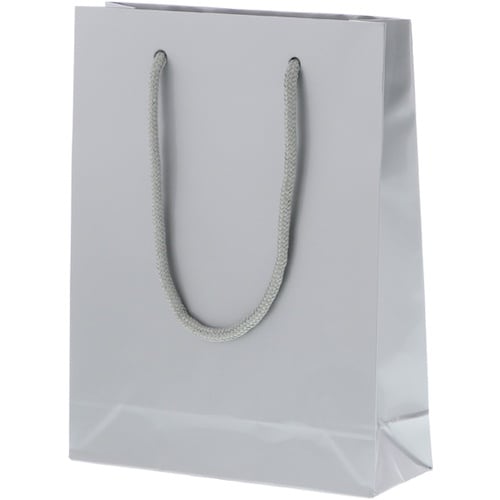 HEIKO 手提げ紙袋 ブライトバッグ MM 銀
